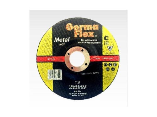 GERMAFLEX Tisztítókorong fémre 125 x 4,0 x 22,2 mm inox