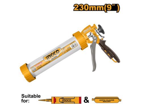 INGCO Kittkinyomó pisztoly 230 mm zárt alu