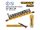 INGCO Gépi dugókulcs készlet 10 részes 3/8" 8-19 mm CrMo