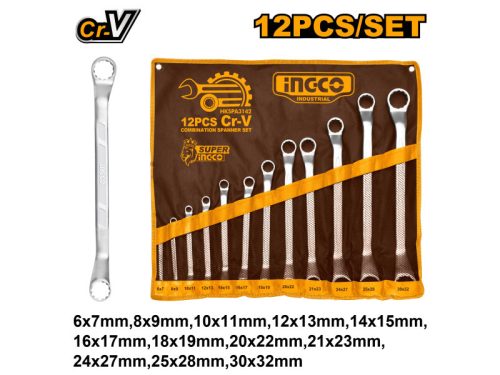 INGCO Csillagkulcs készlet 8 részes 6-32 mm CrV