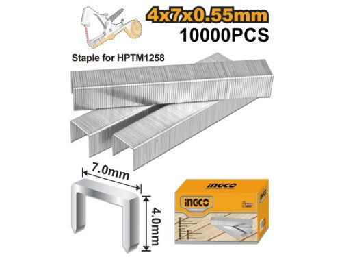 INGCO Tűzőkapocs a HPTM1258 kézi kötözőhöz (10000 db)