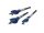 IRWIN Fafúró készlet 3 részes bit Blue Groove 6x