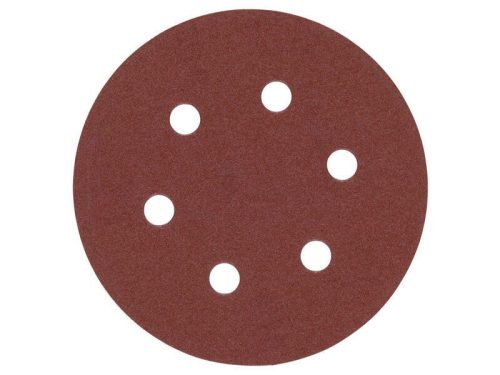 GERMAFLEX Tépőzáras fíbertárcsa 150 mm / P80 6 lyukas
