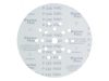 GERMAFLEX Tépőzáras fíbertárcsa 225 mm / P240 18+1 lyukas (5 db/cs)