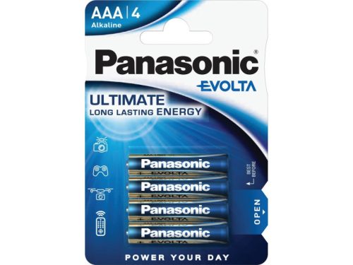 PANASONIC EVOLTA AAA/mikro szupertartós alkáli elem 1,5 V (4 db)