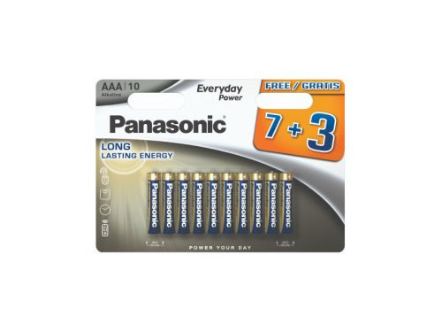 PANASONIC AA/ceruza tartós alkáli elem 1,5 V (10 db)