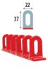 Multipad piros lapos 6x22x156 mm 3db/csomag