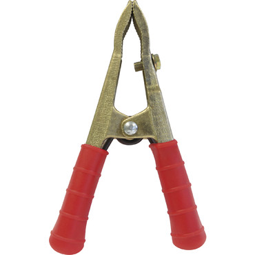 Bronz csipesz piros markolattal, 300 A
