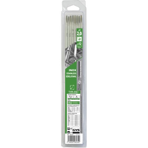 INOX 316L - 2.00 GYS 12 szál - saválló hegesztő elektróda
