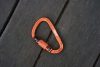 Alumínium karabiner 25KN narancs