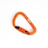 Alumínium karabiner 25KN narancs