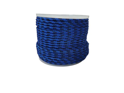 10mm fonatolt PP kötél- kék (1 fm)