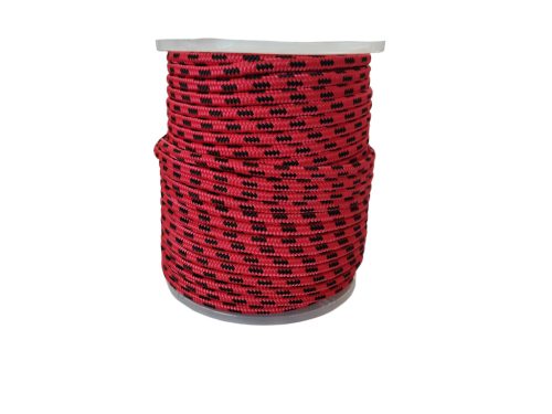 12mm fonatolt PP kötél - piros (1 fm)