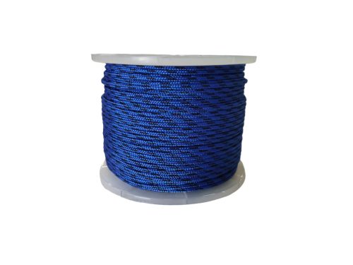 4mm fonatolt PP kötél - kék (1 fm)