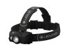 LEDLENSER Akkus LED fejlámpa MH8 outdoor 600 lm / 200 m, RGB, 1xLi-ion, fekete