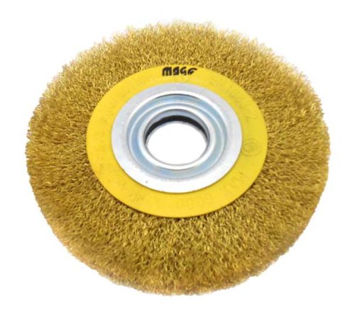 Drótcsiszoló körkefe 150, hullámos drót B 0,30, furat 32mm