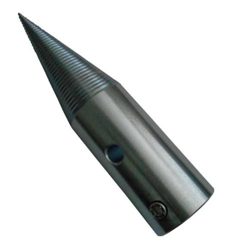 Hasító tüske - kúp, fához 60x250mm, 28mm-es furat elektromotorra