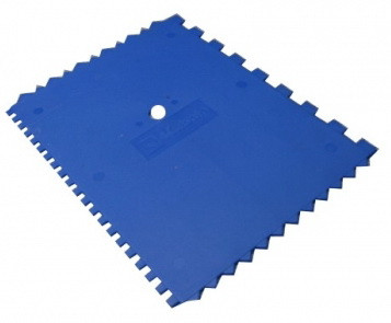 KUBALA - Univerzális fogazott spatula 175x132mm