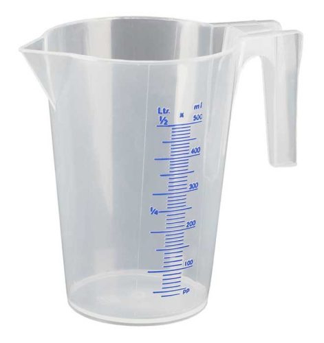 PRESSOL - mérőedény PP átlátszó 500ml
