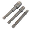 Dugókulcs adapter készlet 1/4";3/8";1/2