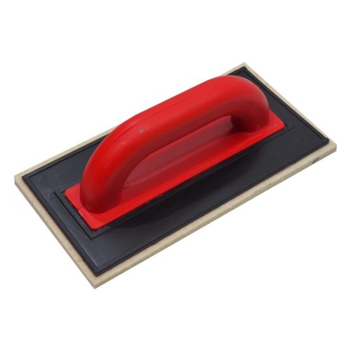 Műanyag simító 280x140/8 mm - gyapjú filc (fehér)