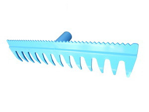 Gereblye fű / homok, 41 cm, 13 fog - műanyag