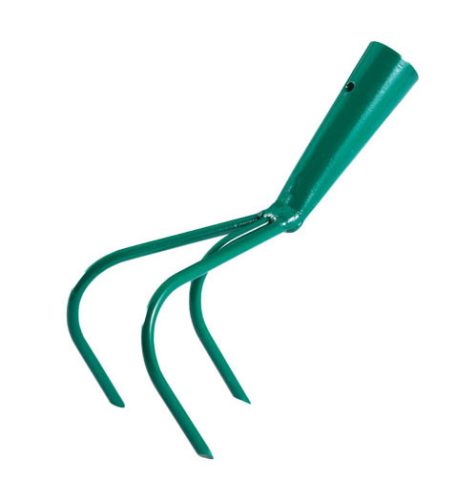 Háromvillás talajlazító, átmérő 5 mm, 24 cm nyél