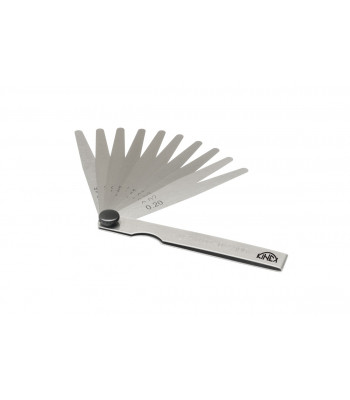 KINEX - Hézagmérő 0,02-0,2mm, 100mm hosszú - 10 lap