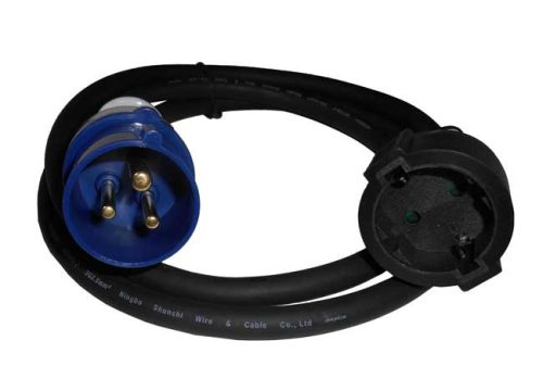 PSSO kábel CES25 csökkentéssel, 250 V, 16 A, 3x2,5 mm2, 1,5 m