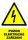 Pozor elektrické zařízení 105x148mm - samolepka