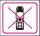 Nincs mobiltelefon - matrica 100x90mm