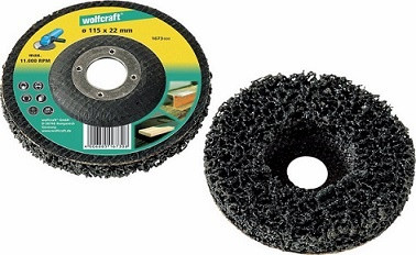 WOLFCRAFT – Univerzális tisztítótárcsa sarokcsiszolóhoz 115mm
