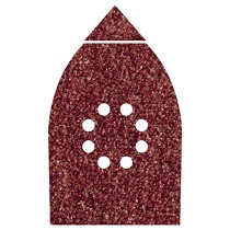 WOLFCRAFT - Tépőzáras csiszolólapok fához/fémhez, 107 x 142 mm, 80, 6db