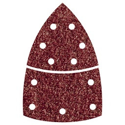 WOLFCRAFT - Tépőzáras csiszolólapok fához/fémhez, 2 részes, 120, 95mm, 10db