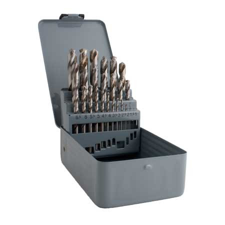 MAGG Profi - Fémfúró készlet HSS-G, köszörült, 25 db (1,0-13,0mm)