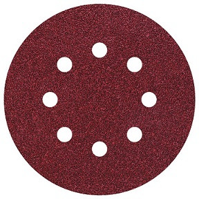 WOLFCRAFT - Tépőzáras csiszolólapok fához/fémhez, 180, 125mm, 5db
