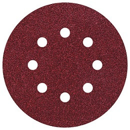 WOLFCRAFT - Tépőzáras csiszolólapok fához/fémhez, 80,120,240, 125mm, 25db