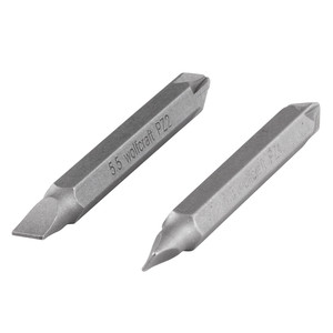 WOLFCRAFT - Kettős bitkészlet, hornyos/kereszthornyos (PZ), 60mm, 2db
