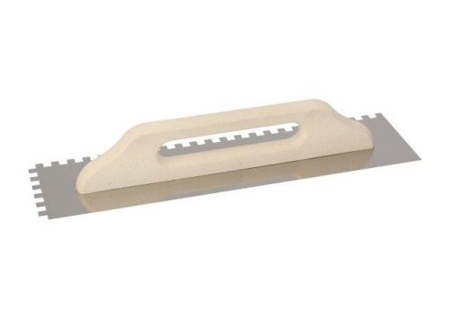 KUBALA - EKO LINE Rozsdamentes acél simítóval 480x130 mm fog 10x10mm - EKO LINE