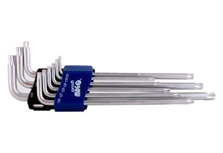 MAGG Profi - Imbuszkulcs készlet TRX, hosszított (T10-50) - 9 db