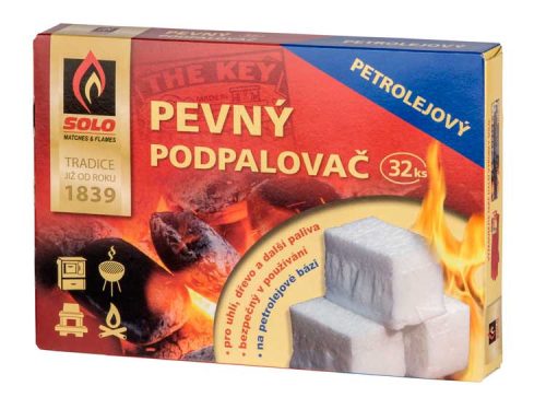 SOLO - Szilárd alágyujtós, petróleumos, 32 db