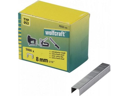 WOLFCRAFT - Széles tűzőkapcsok11,2mm magasság 8mm, 5000db