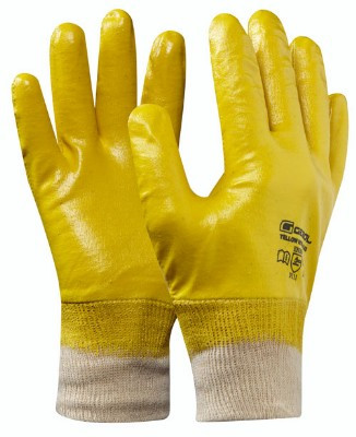 Nitril kesztyű YELLOW NITRIL PLUS 11-es méret