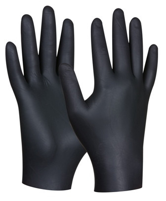 Nitril kesztyű BLACK NITRIL  80 db., méret L