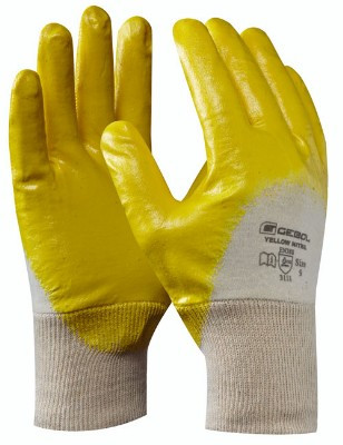 Nitril kesztyű YELLOW NITRIL 8-as méret