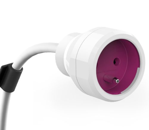 POWERCUBE - Power Extension 5m fehér/rózsaszín