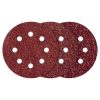 WOLFCRAFT - Tépőzáras csiszolólapkészlet fához/fémhez 125mm, 60,80,120, 15db