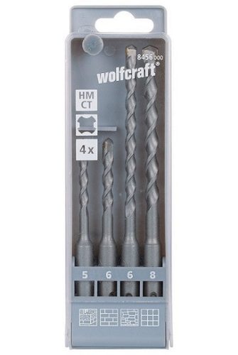 WOLFCRAFT - Faláttörőfúrók „Standard" SDS-plus szárral 5-8mm, 4db