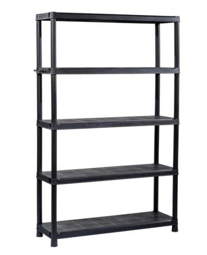 KETER - Polcos regál PLUS 120/5 - méretek: 120 x 40 x 187 cm
