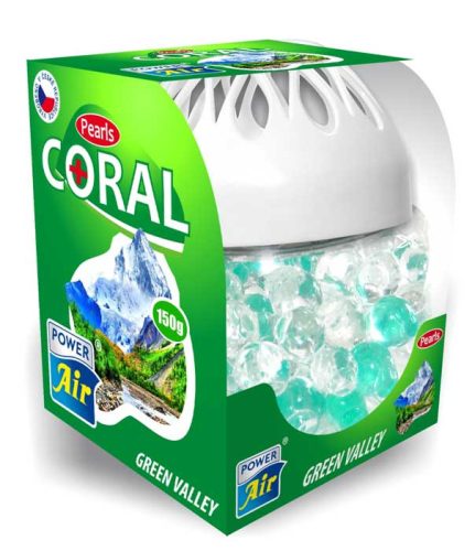 Háztartási légfrissítő CORAL PLUS GREEN VALLEY - 150g